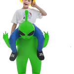 Traje Inflable Alien “A Hombros” – Edición Halloween adulto y niño 👽