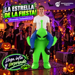 Traje Inflable Alien “A Hombros” – Edición Halloween adulto y niño 👽