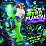 Traje Inflable Alien “A Hombros” – Edición Halloween adulto y niño 👽