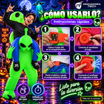 Traje Inflable Alien “A Hombros” – Edición Halloween adulto y niño 👽