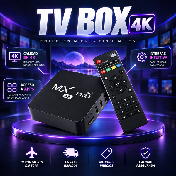 TV Box 4K – Dale una Nueva Vida a tu TV