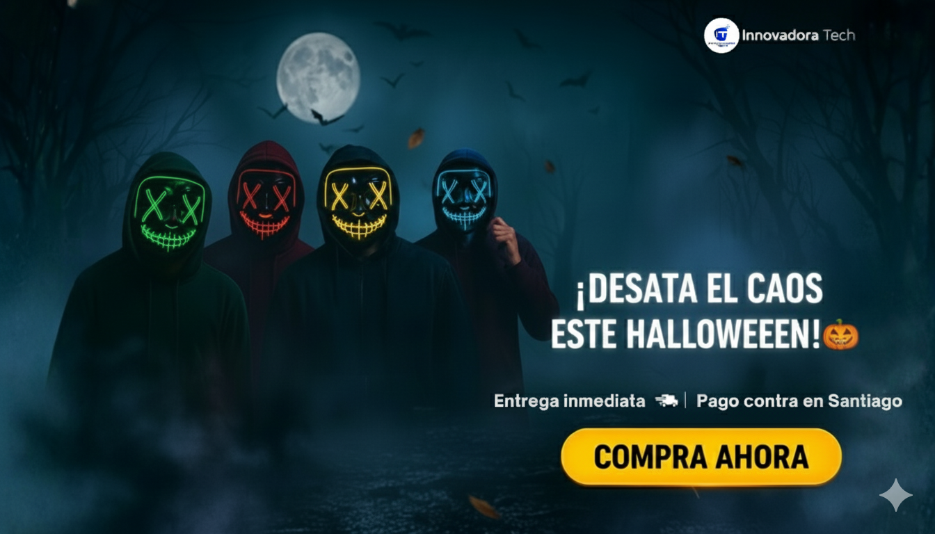 Banner Máscara LED Innovadora Tech