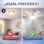 Lámpara Ventilador