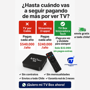 🔥Ahorra dinero con nuestro TV box 4K ! Olvídate de las mensualidades. Solo paga una vez y disfruta TODO.