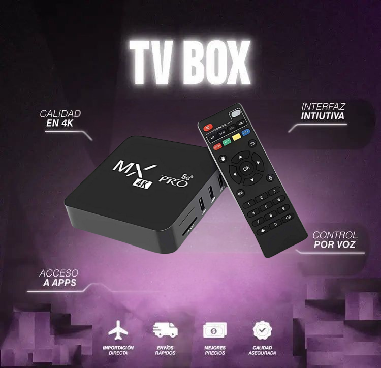 🔥Ahorra dinero con nuestro TV box 4K ! Olvídate de las mensualidades. Solo paga una vez y disfruta TODO.