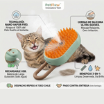 PetFlow- Cepillo a Vapor 3 en 1 para Mascotas