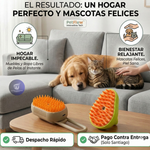 PetFlow- Cepillo a Vapor 3 en 1 para Mascotas