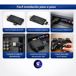 Consola Retrogamer90s version PRO 4K con 20.000 juegos + 2 controles inalambricos