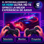 Consola Retrogamer90s version PRO con 20.000 juegos + 2 controles inalambricos